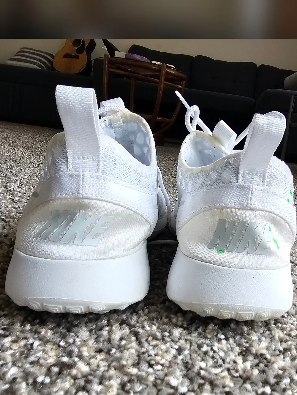 Nike White Mesh Running Shoe - Lightweight Sneaker